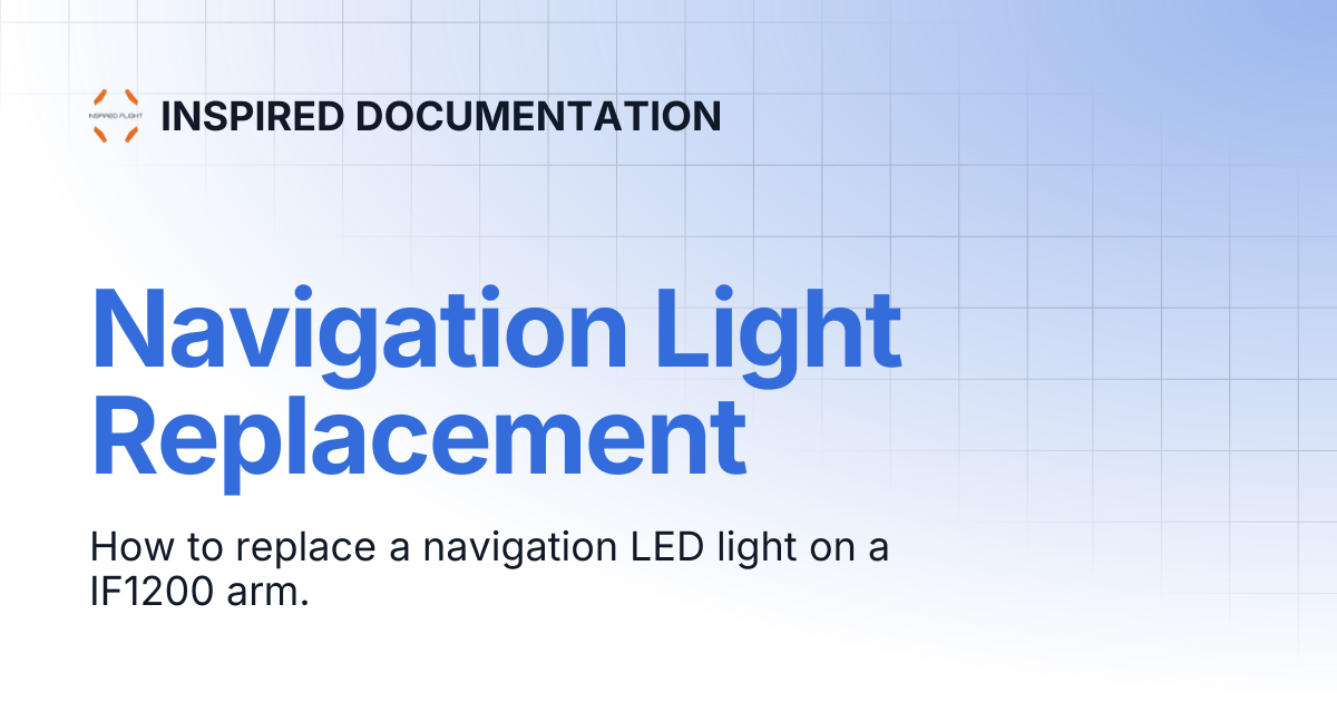 Navigation Light Replacement | INSPIRED DOCUMENTATION